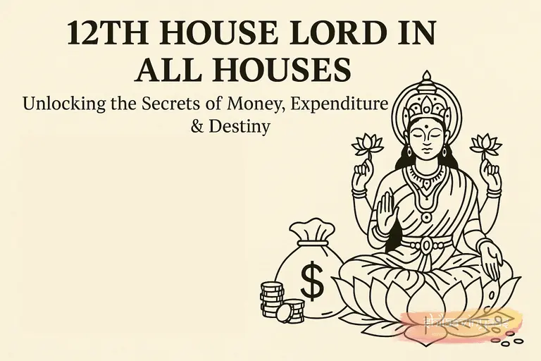 12th House Lord in All Houses: Unlocking the Secrets of Money, Expenditure & Destiny