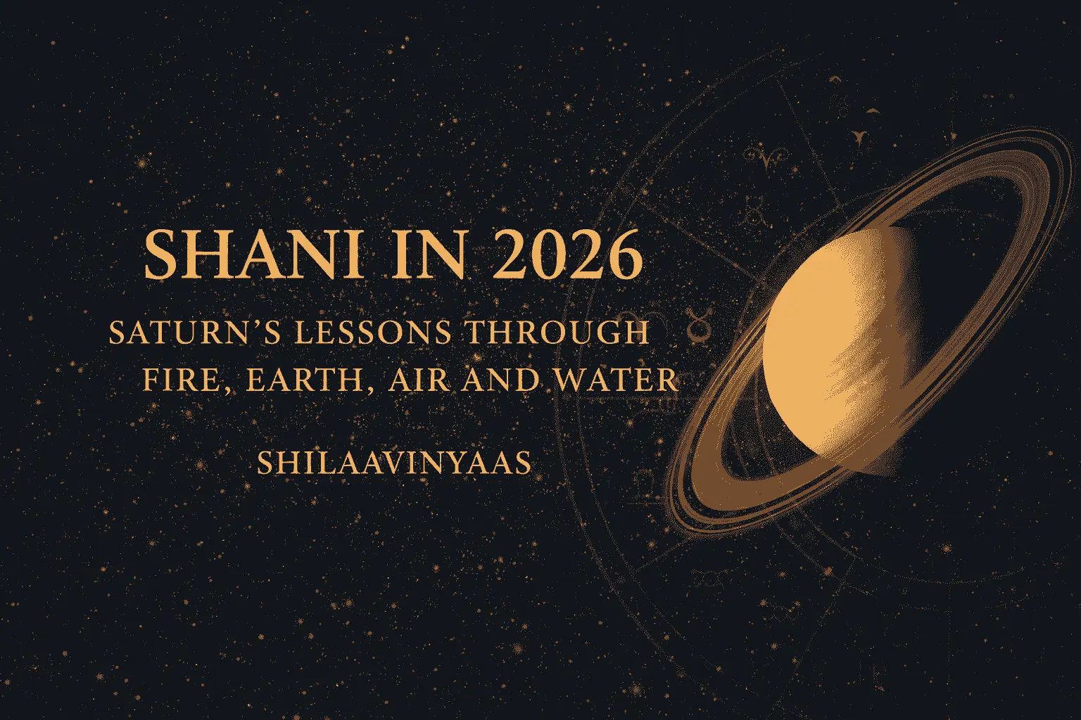 Shani in 2026 Explained: Saturn’s Lessons Through Fire, Earth, Air and Water
